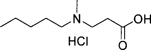 Method for preparing 3-(N-methyl-N-pentyl amido) propionate alkoxide