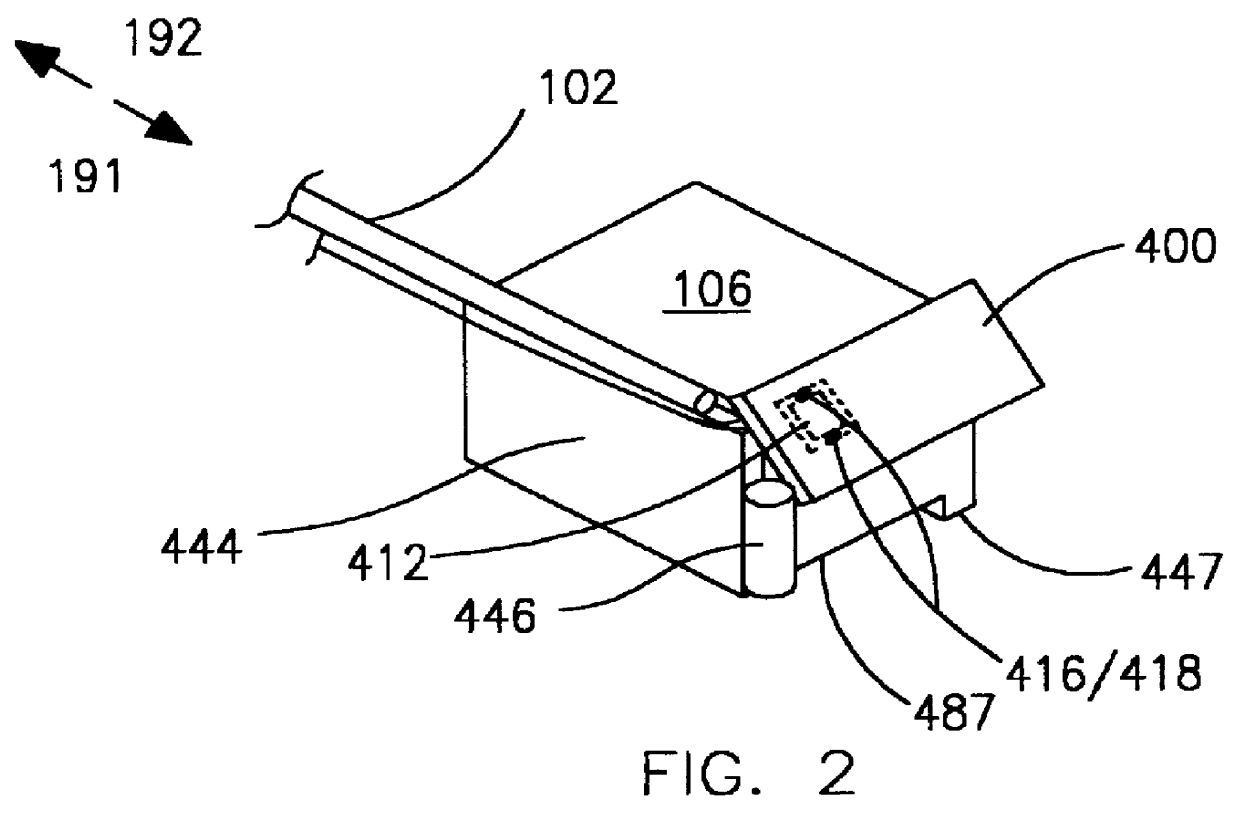 Data storage system having an improved surface micro-machined mirror