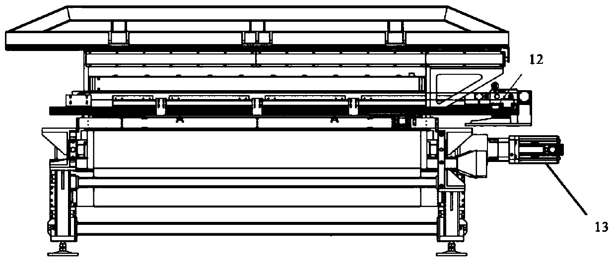 Ink-jet printing device for corrugated board and printing method