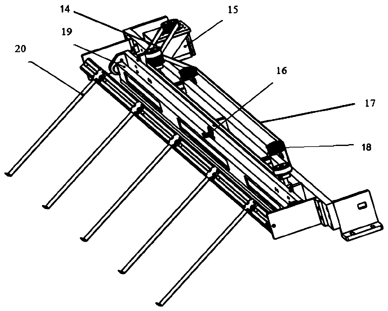 Ink-jet printing device for corrugated board and printing method