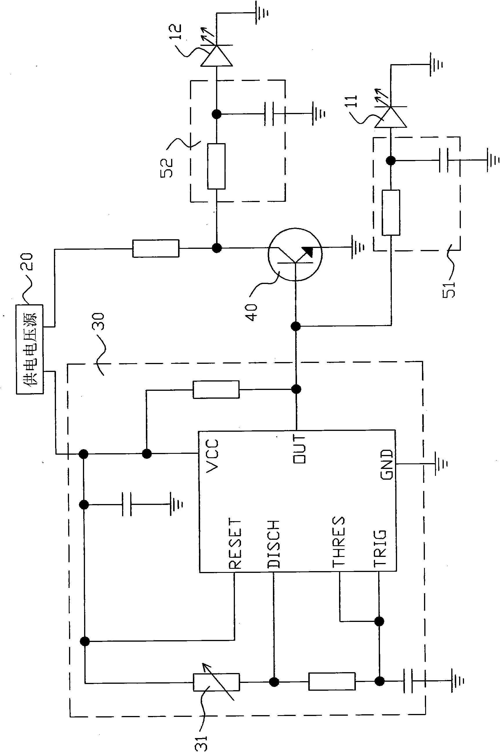 Brightness regulating circuit