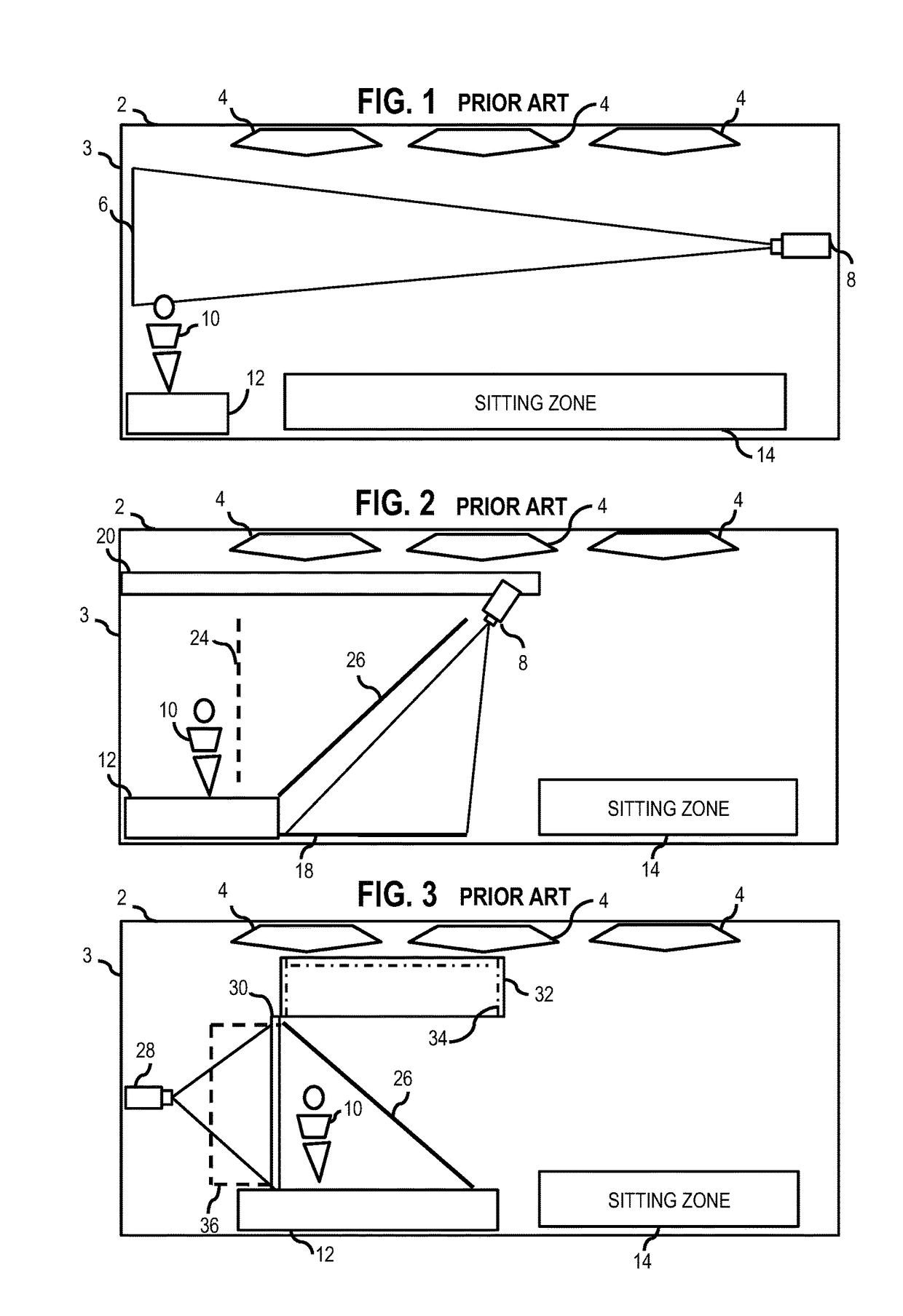 Transparent projection communication terminals