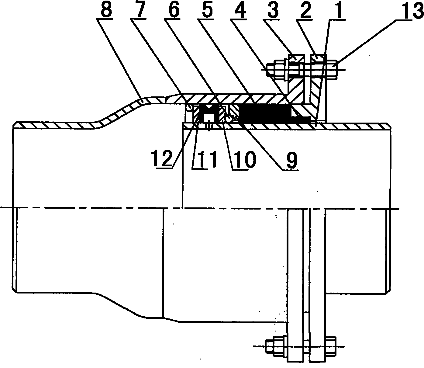 Pressure-compensated rotary joint