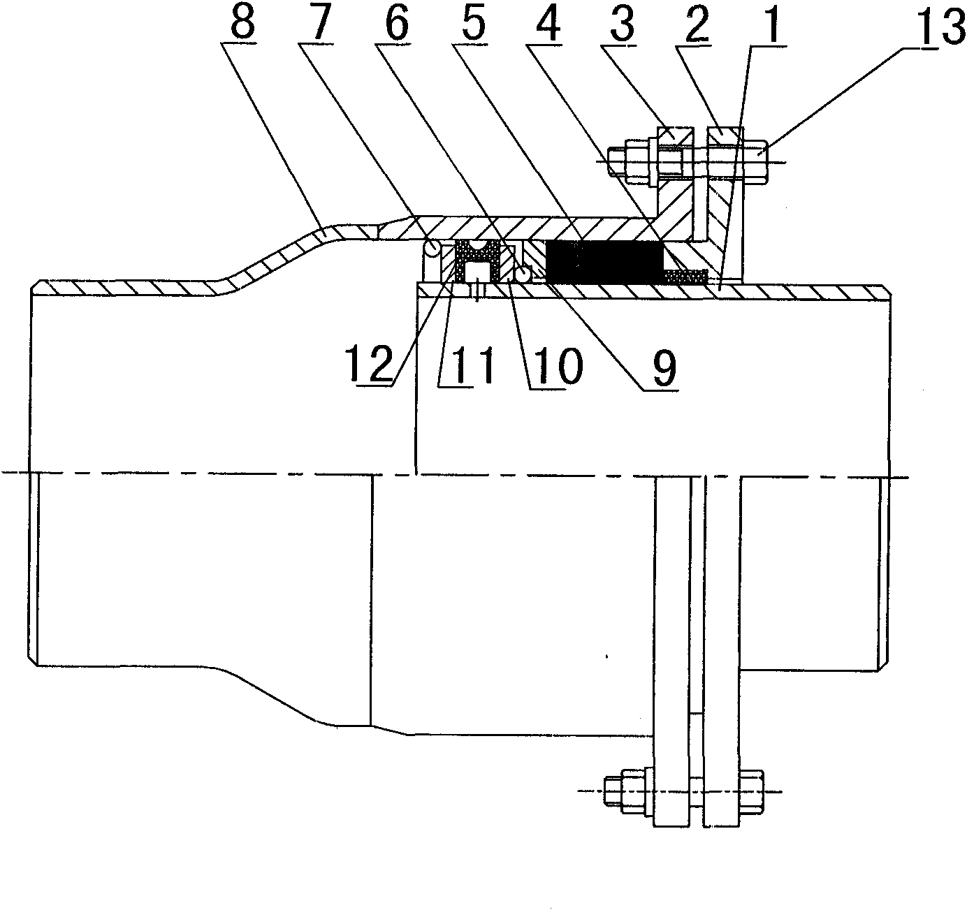 Pressure-compensated rotary joint