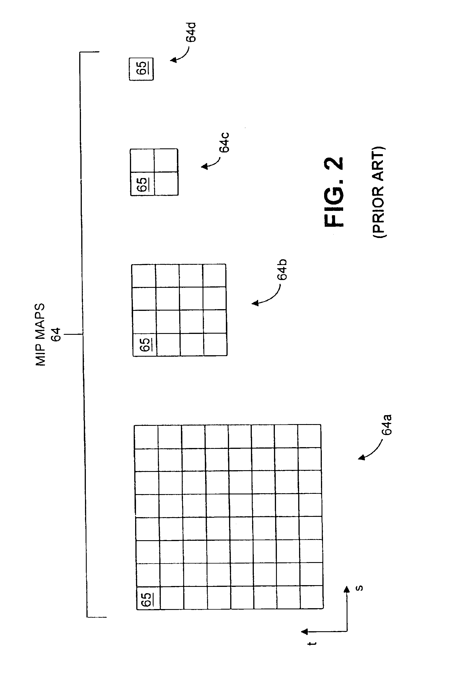 System and method for calculating a texture-mapping gradient