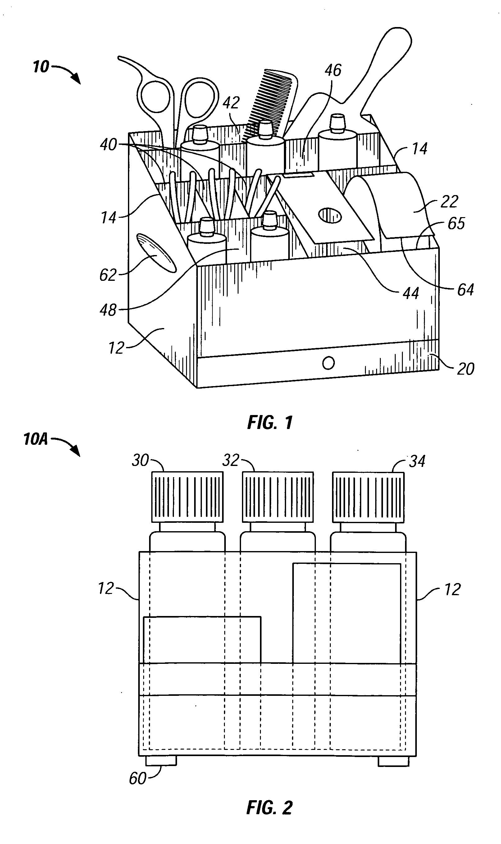 Hair removal waxing product organizer and method