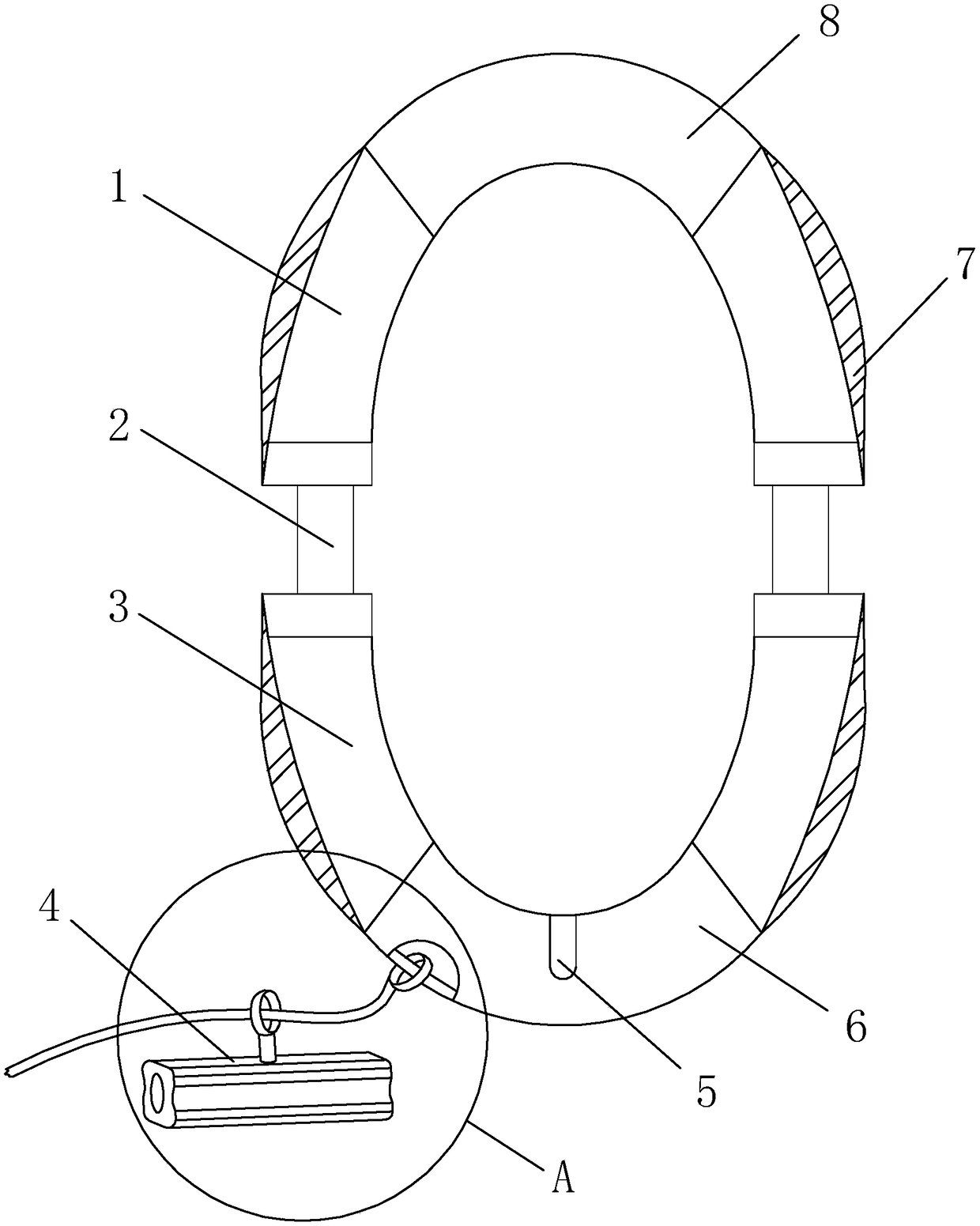 Anesthesia oral pad