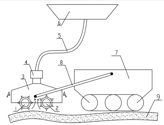 Marine polymetallic sulfide cutting device