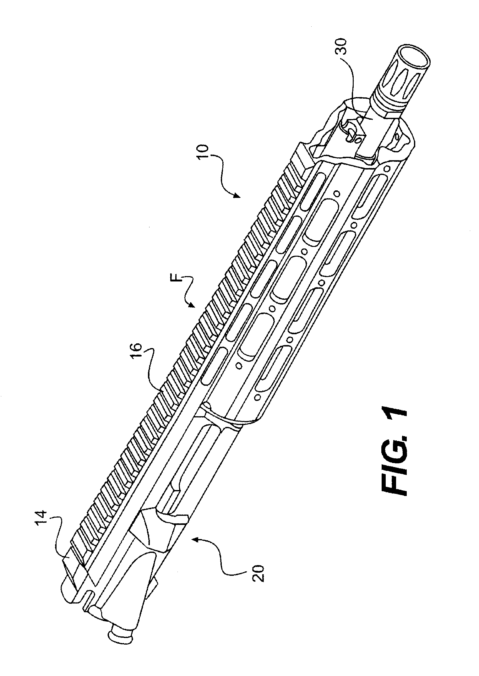 Hand guard attachment system for firearms