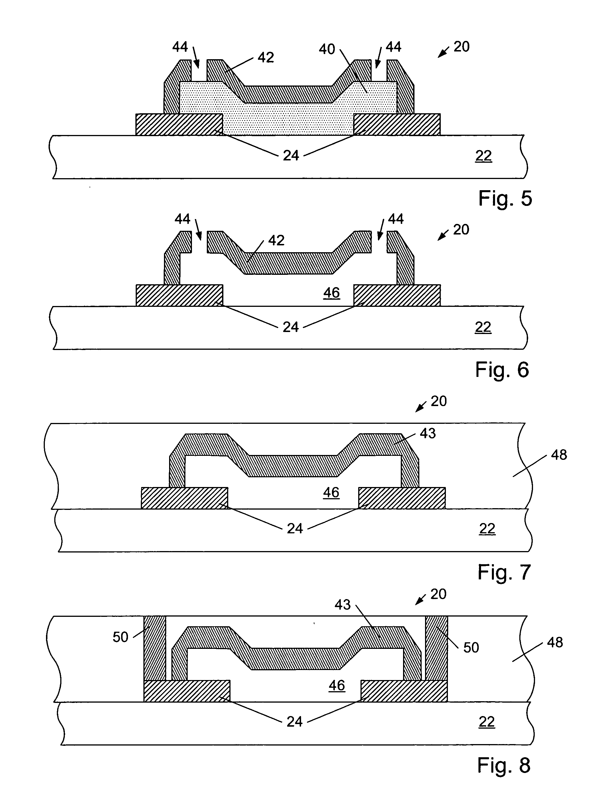 Integrated circuit having one or more conductive devices formed over a SAW and/or MEMS device