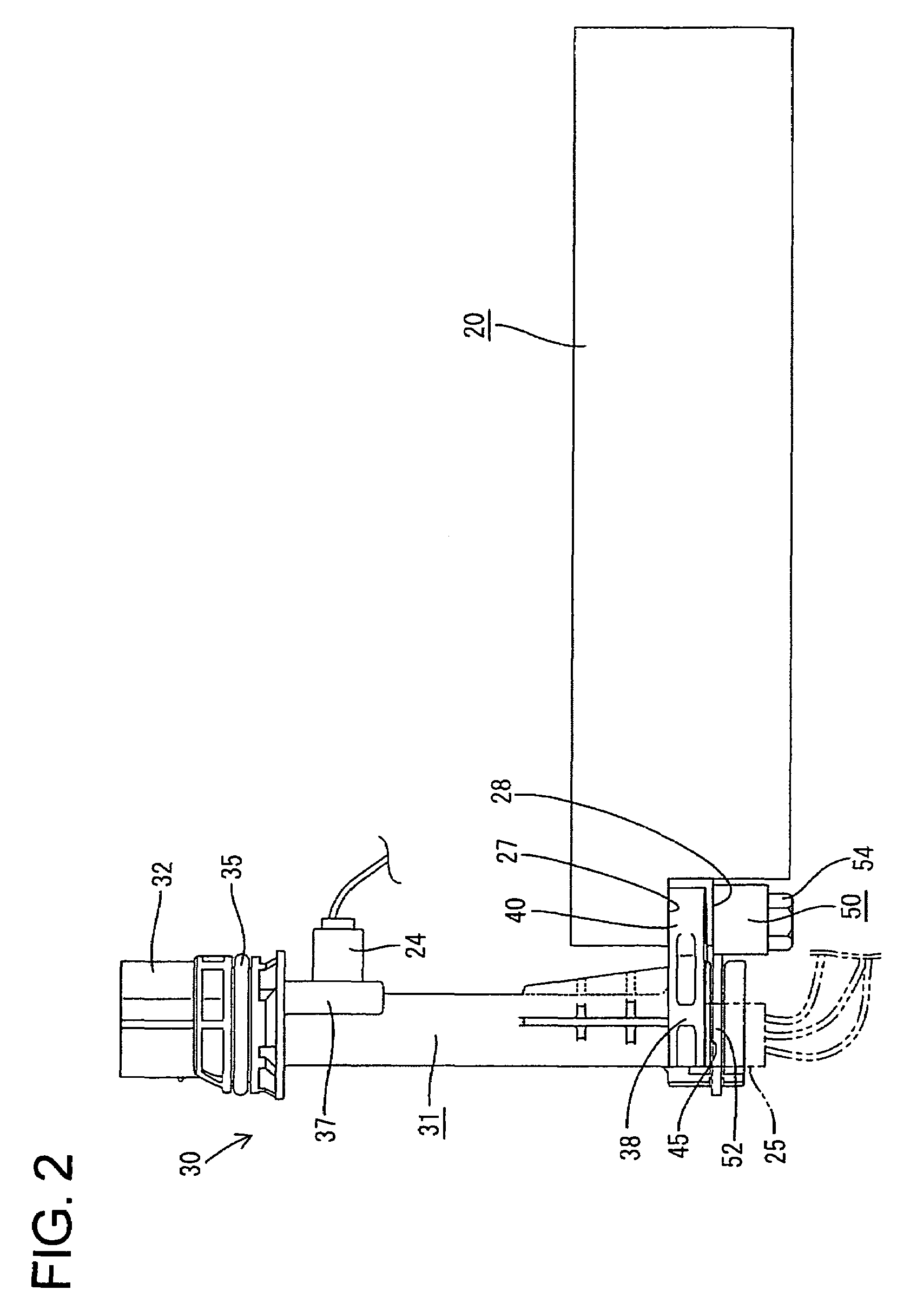 Connector mounting construction and method