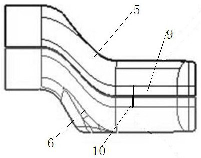 Auxiliary frame structure for car chassis