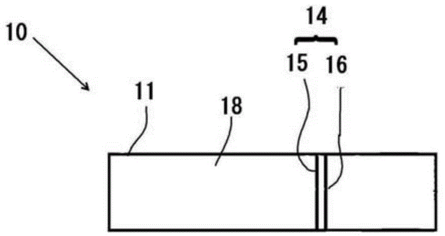 Test piece for point inspection and analyzing device