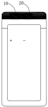 Thin diaphragm battery and preparing method thereof