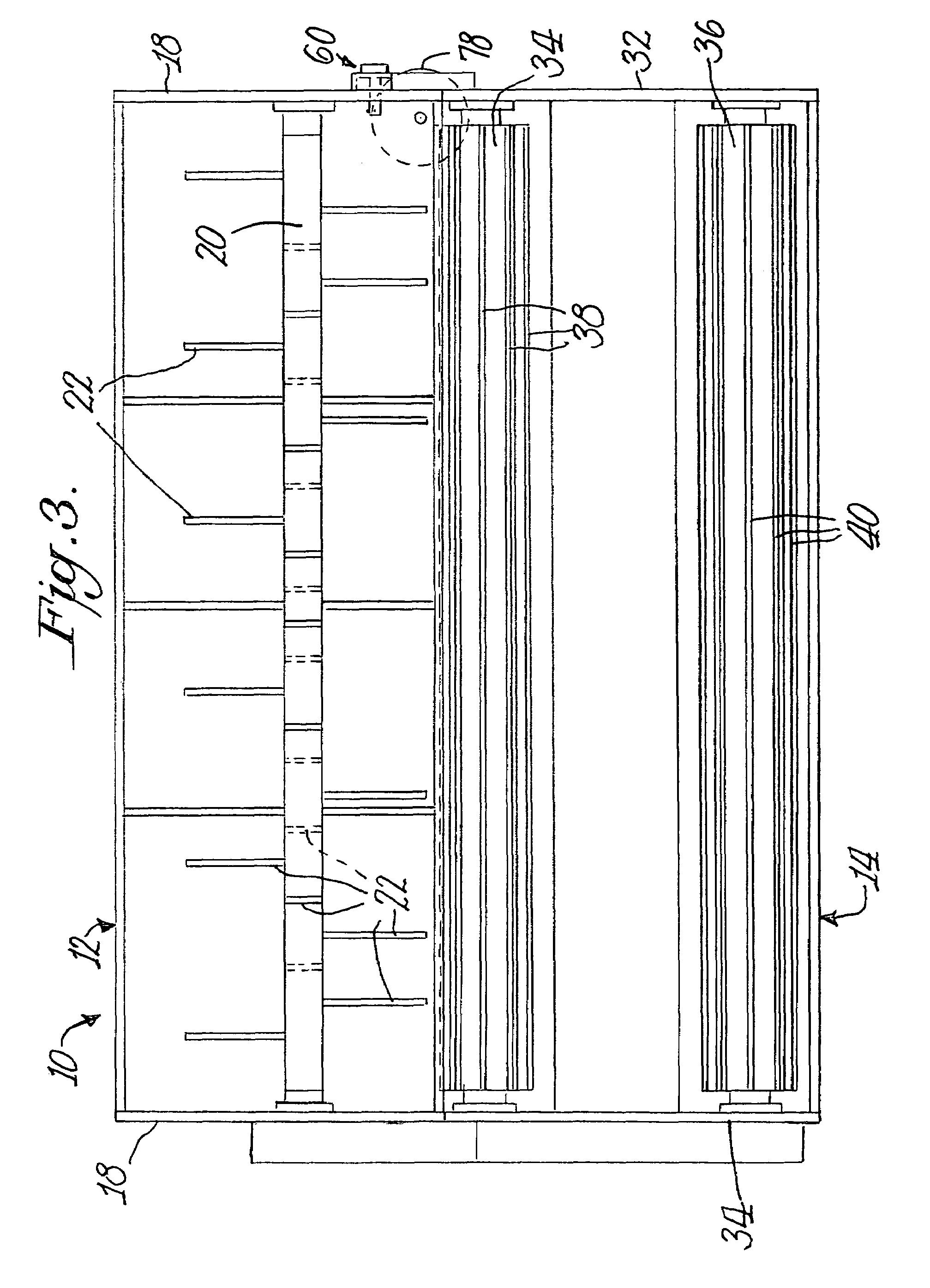 Combined digger and mushroom compost compacting assembly