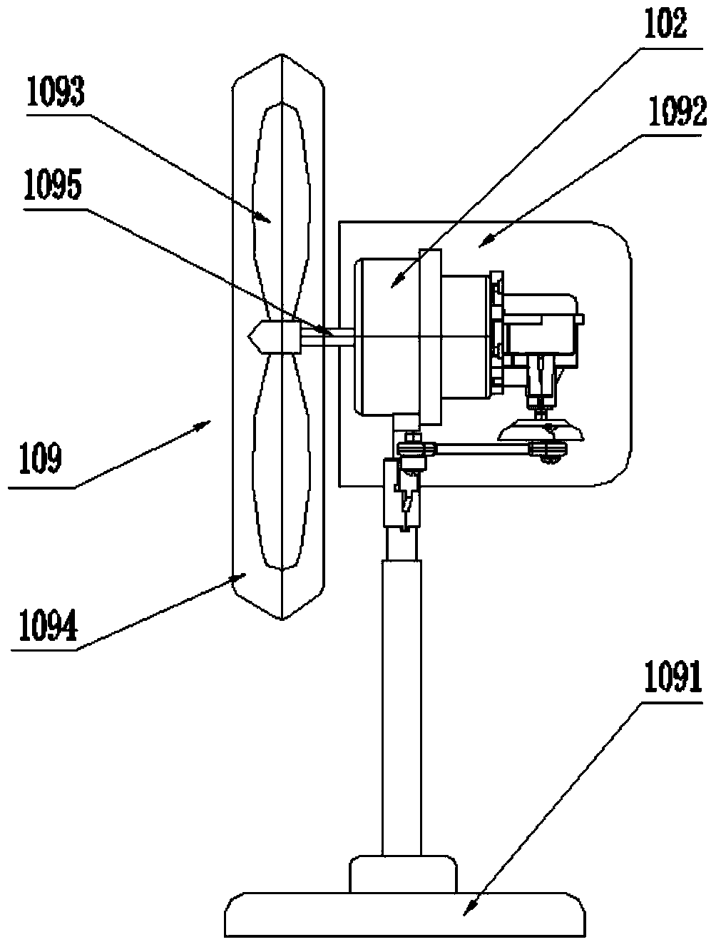 Fan oscillating mechanism and fan with fan oscillating mechanism