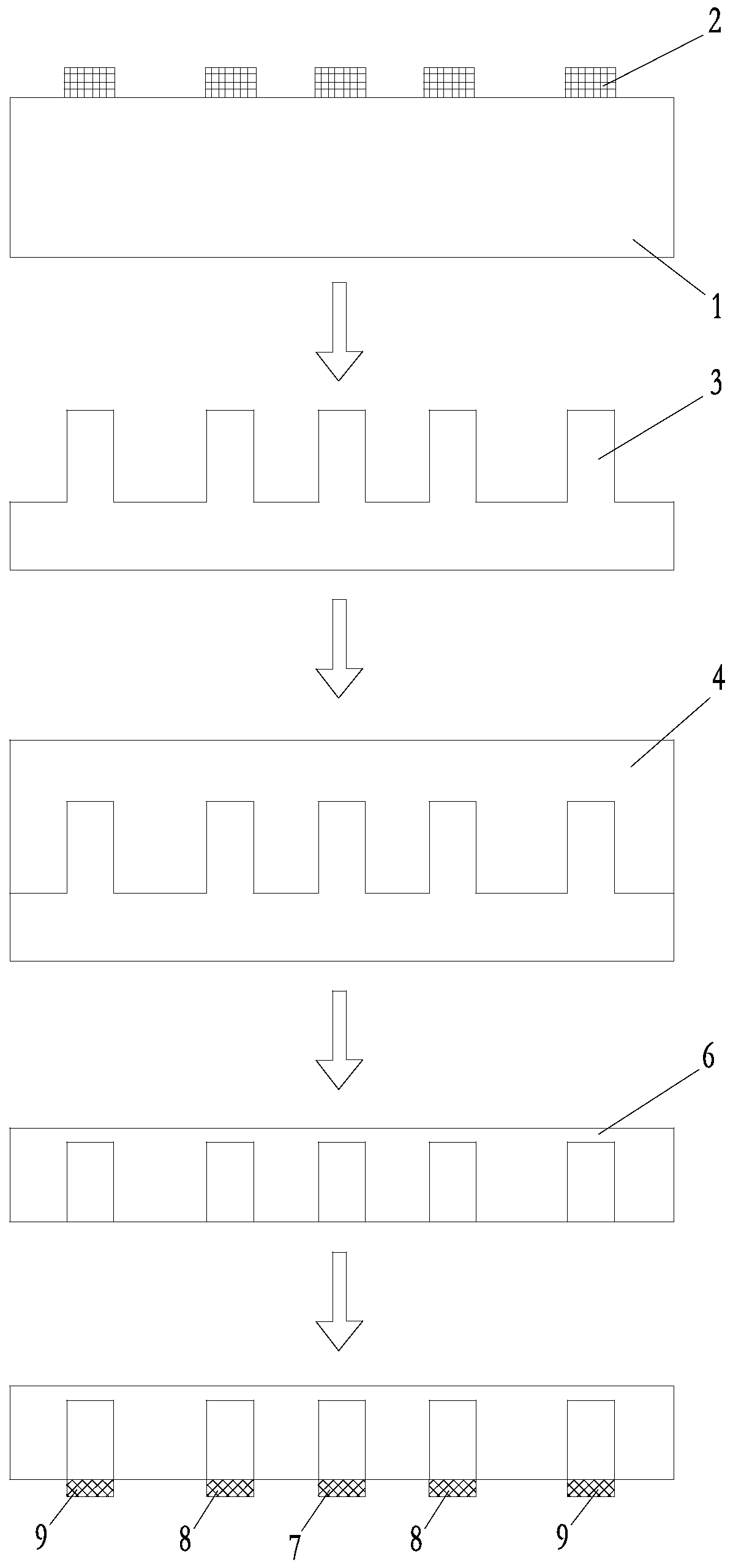 A thermal wind speed and direction sensor based on bonding process and its preparation method