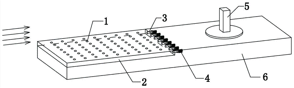 Turbulent flow field simulation device for structural wind engineering test