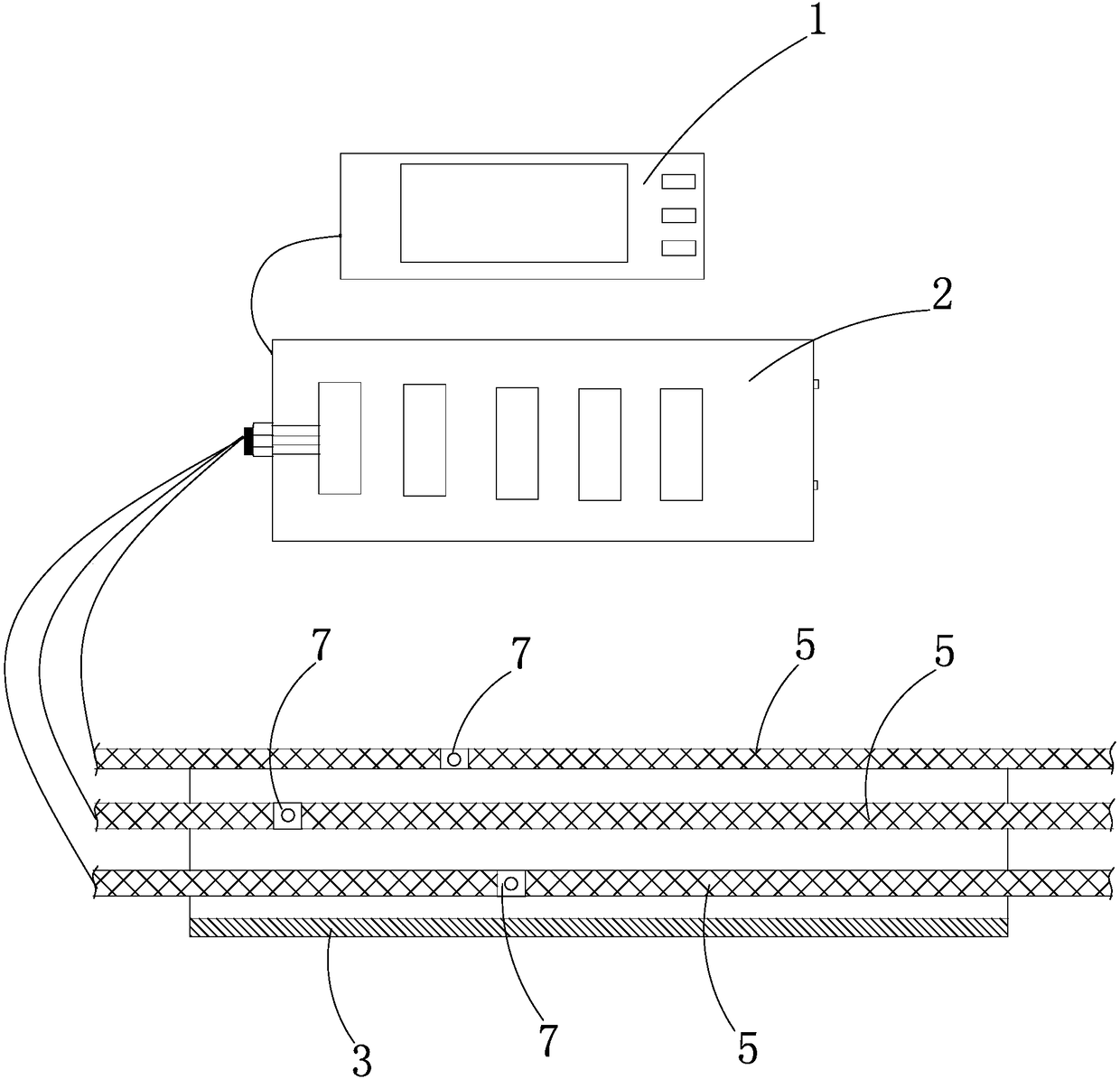 A screw extruder flow field characteristics testing equipment