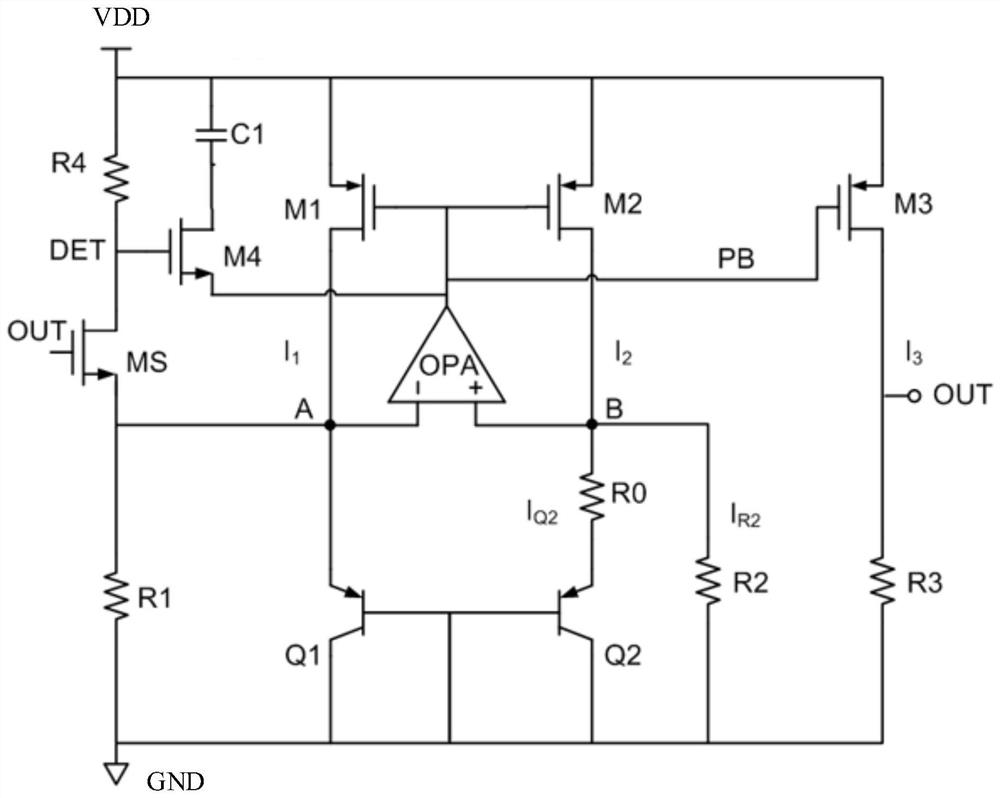 Bandgap reference circuit with start-up circuit