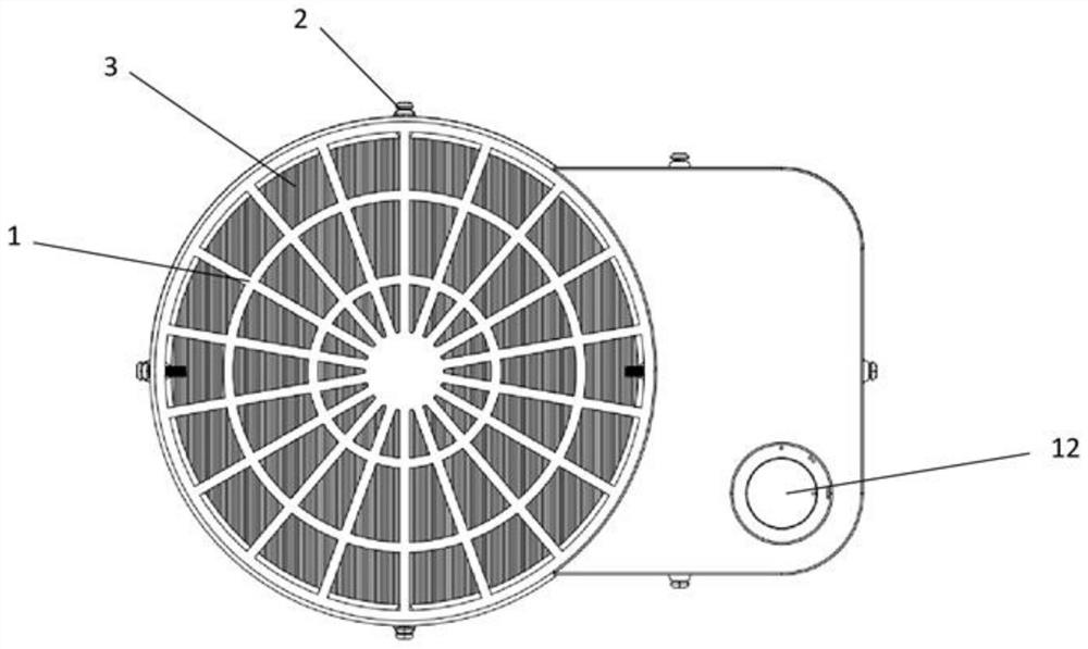 Air sterilization method and device based on atomization internal circulation