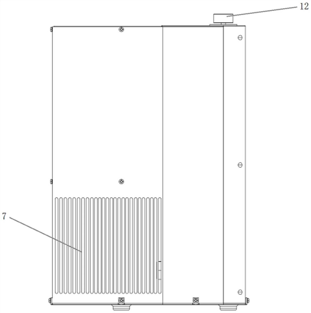 Air sterilization method and device based on atomization internal circulation