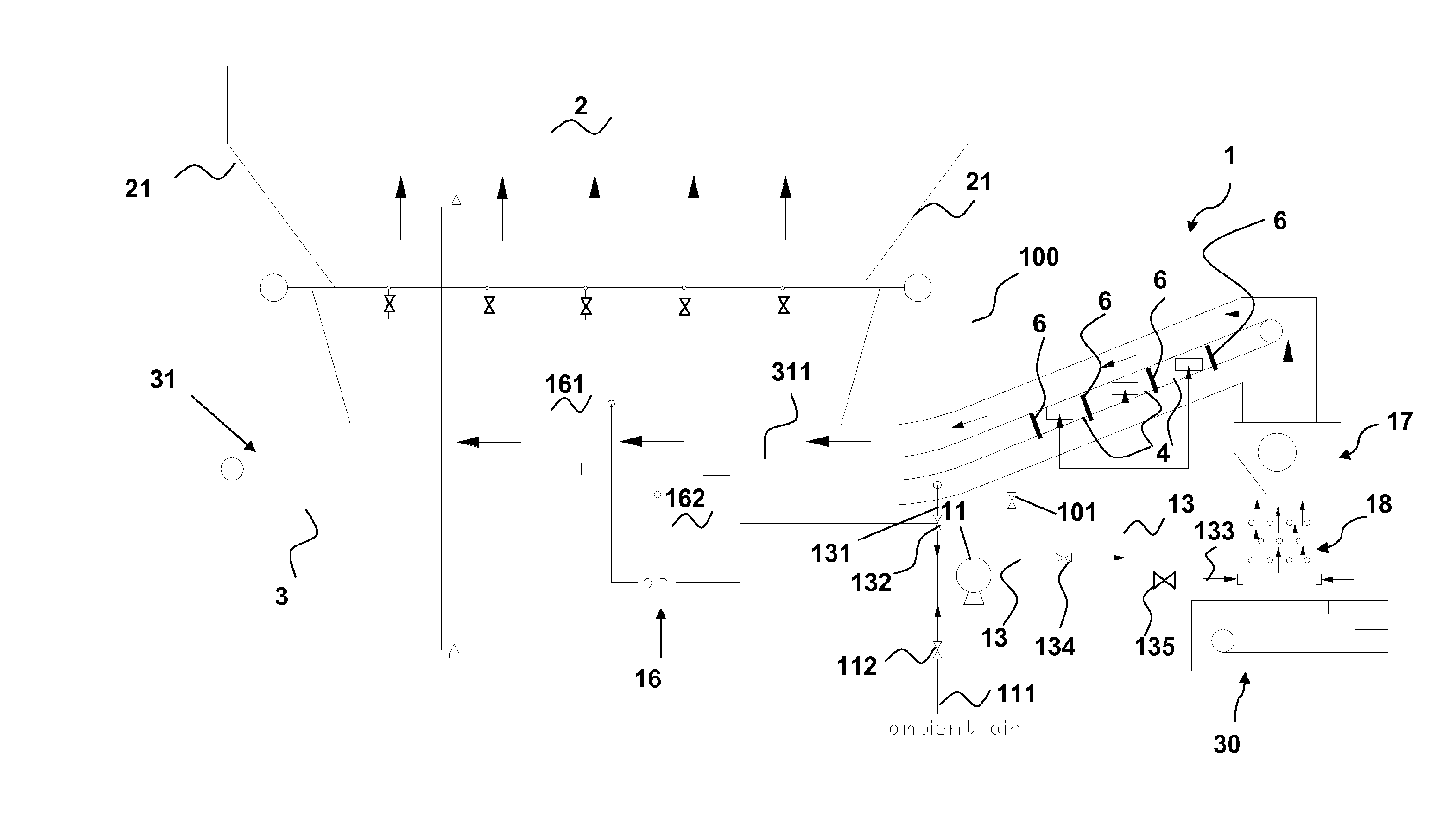 System and method for cooling and extraction of heavy ashes with increase in total boiler efficiency