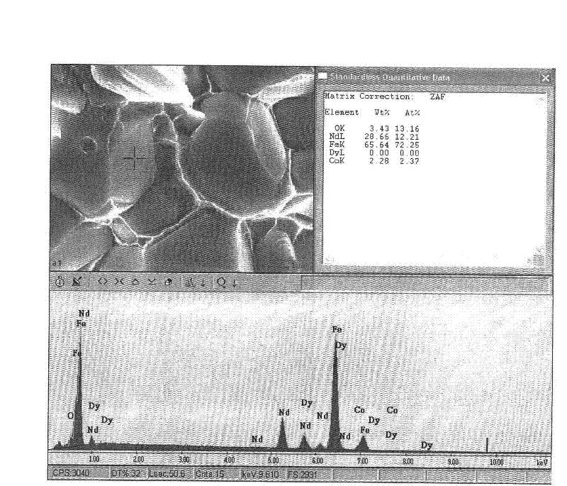 Method for improving coercive force of sintered neodymium ferrum boron (NdFeB)