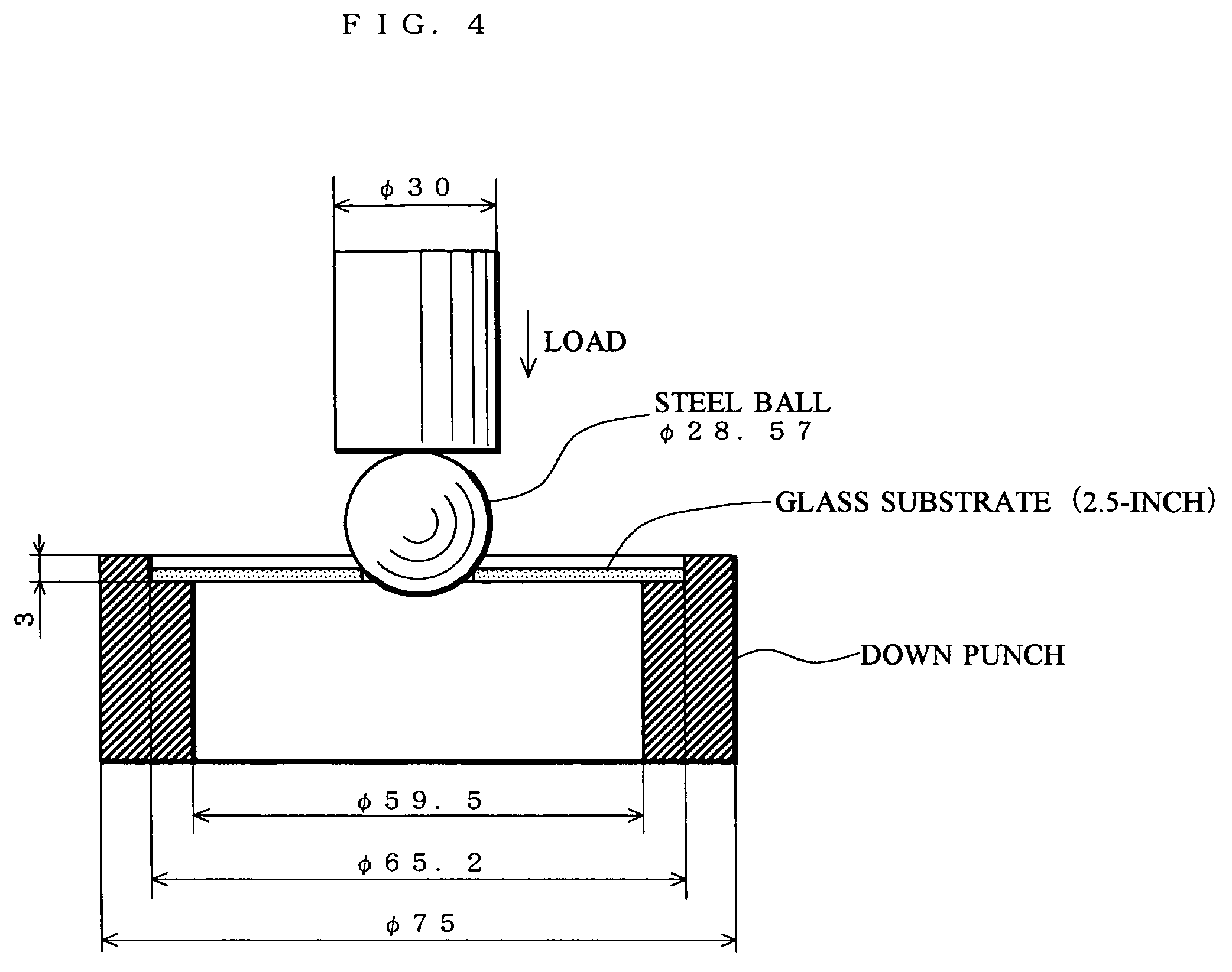 Glass substrate for an information recording medium and information recording medium employing it