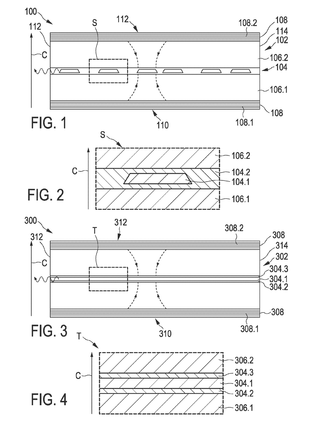 Semiconductor device having an internal-field-guarded active region