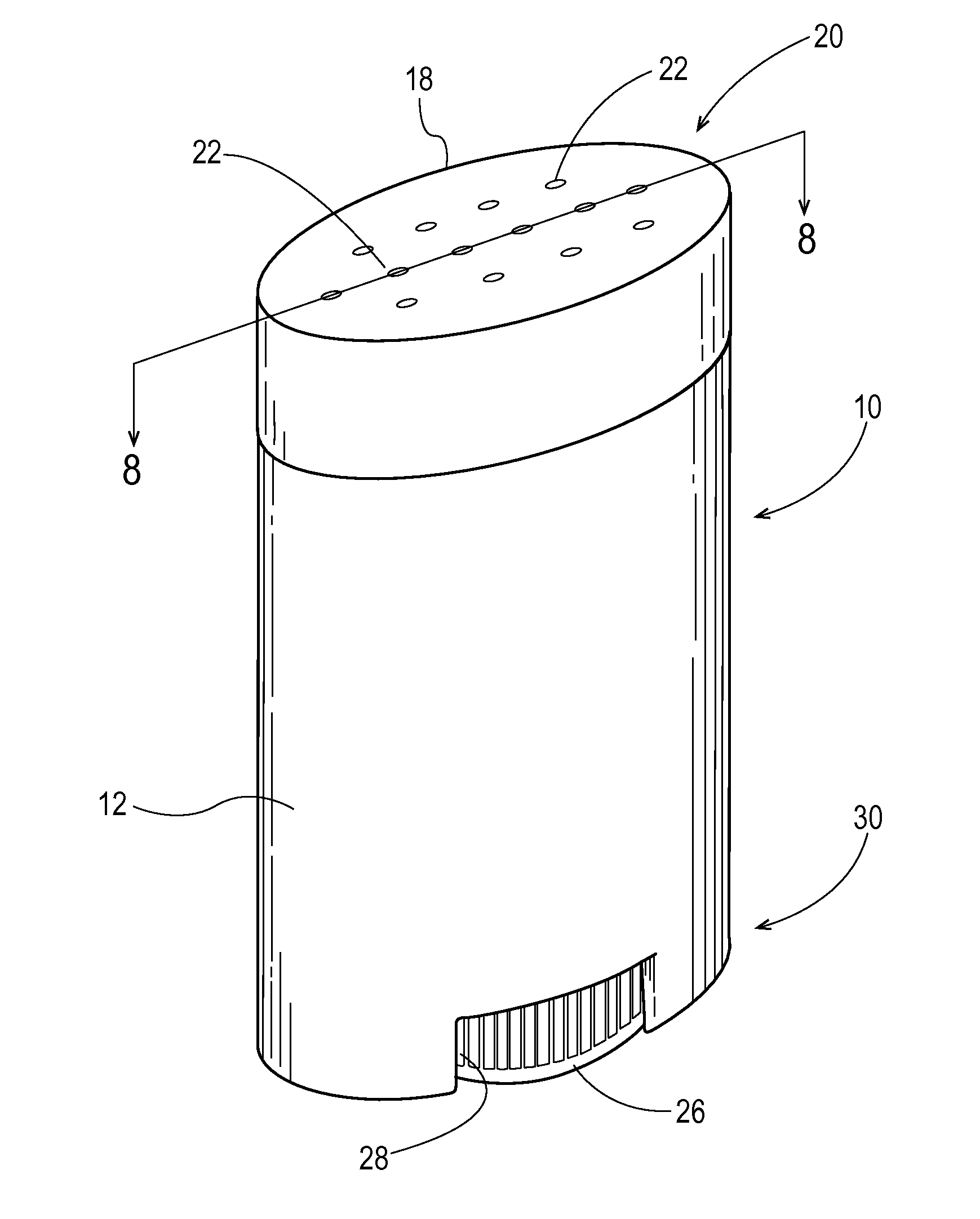 Packaged Antiperspirant Compositions