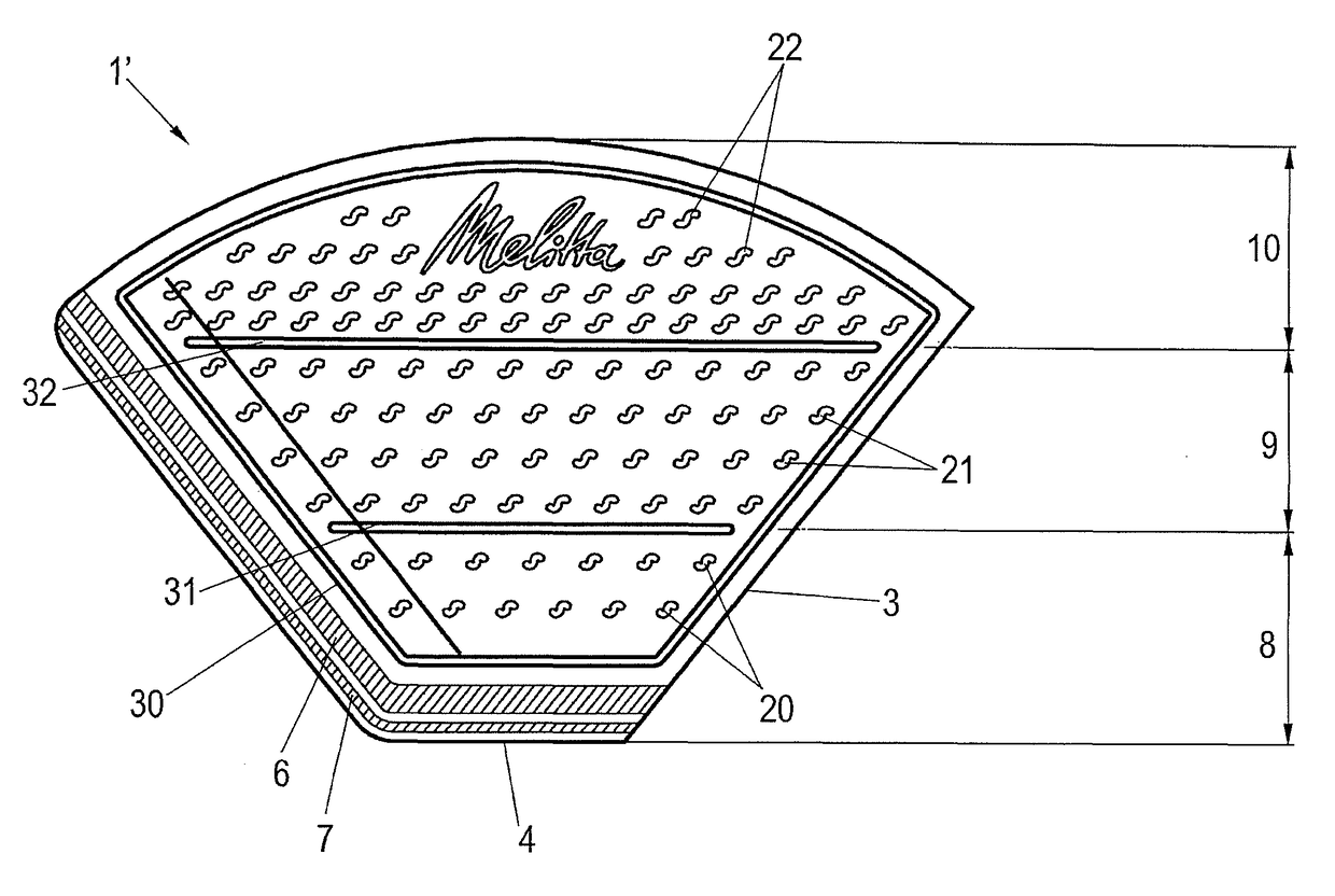 Filter-paper insert