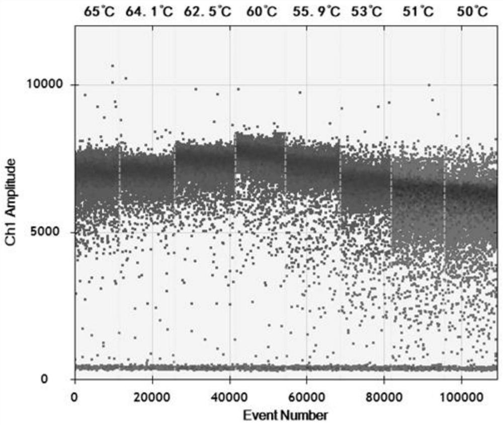 Composition for detecting BVDV1 type in bovine semen, kit and application