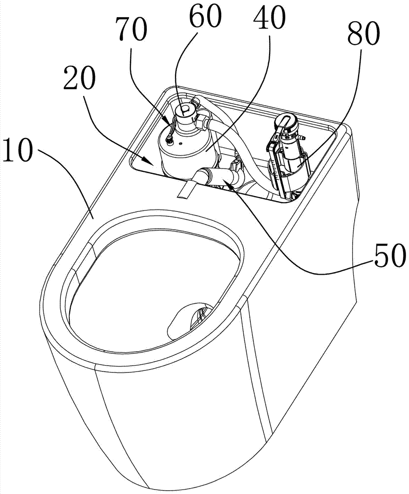 Low-water-tank toilet bowl