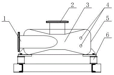 Air shockwave crushing sludge drying device and sludge shockwave drying system