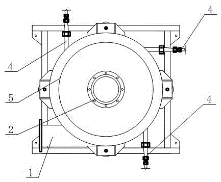 Air shockwave crushing sludge drying device and sludge shockwave drying system