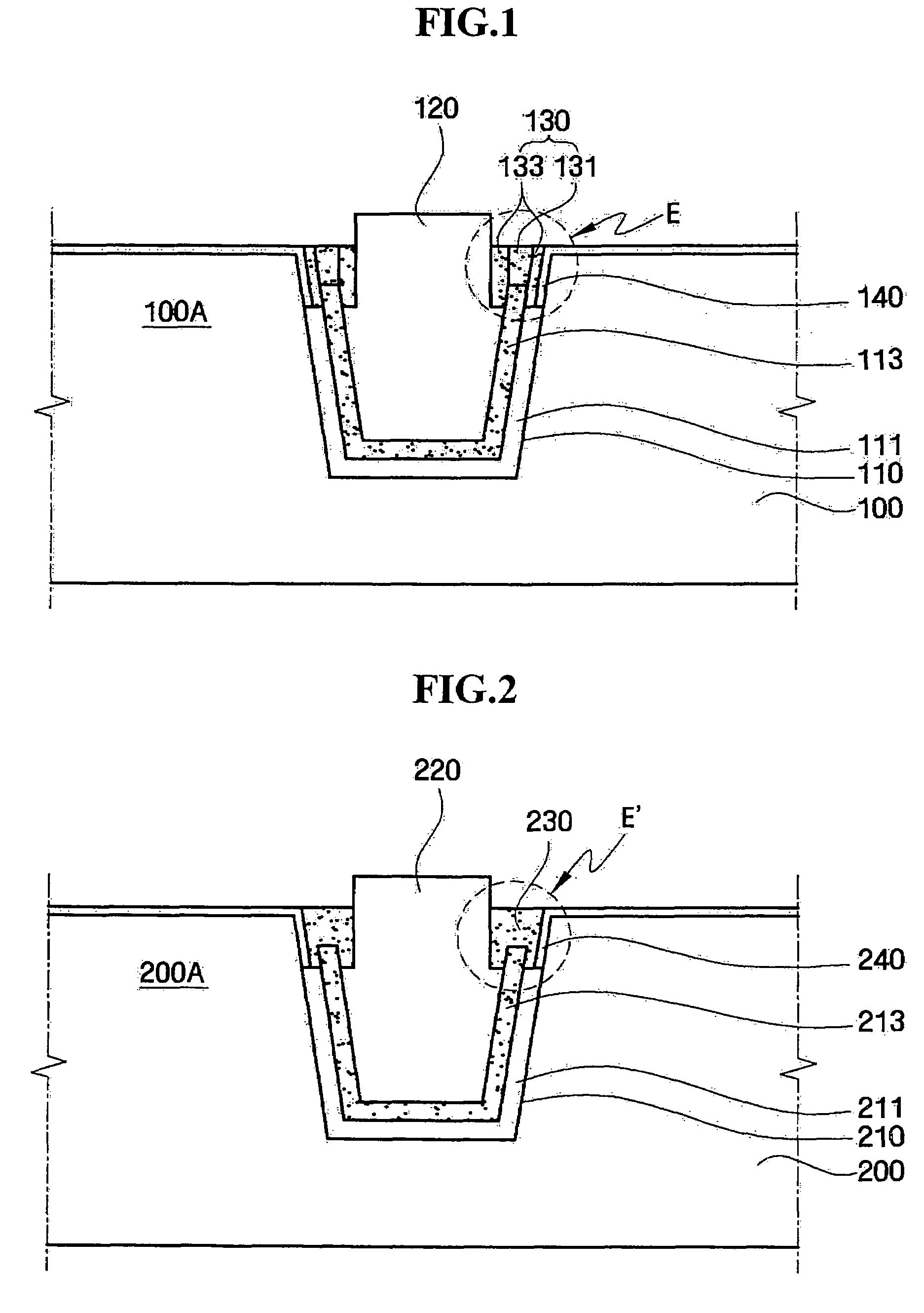 Trench isolation type semiconductor device and related method of manufacture