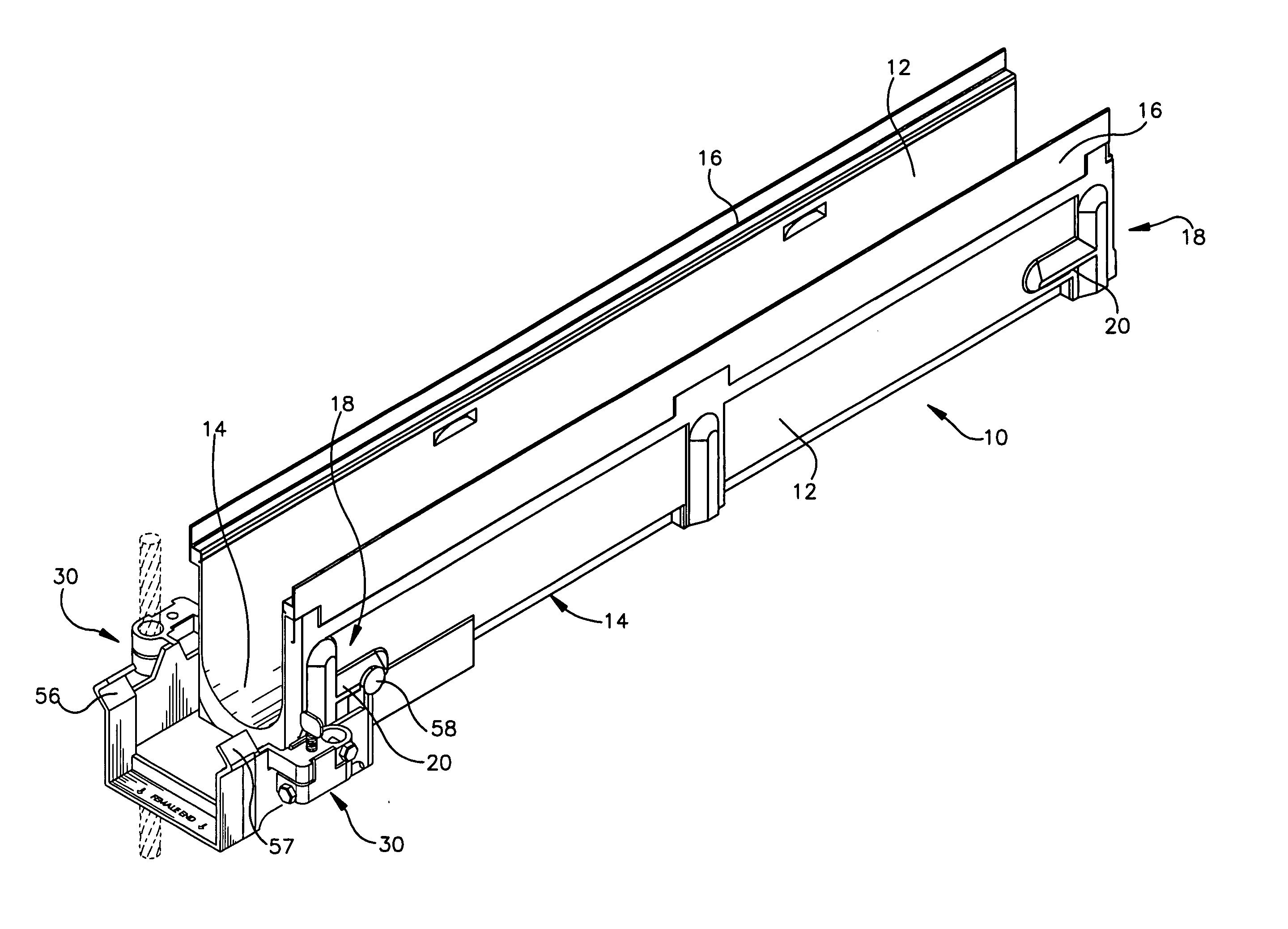 Channel installation device