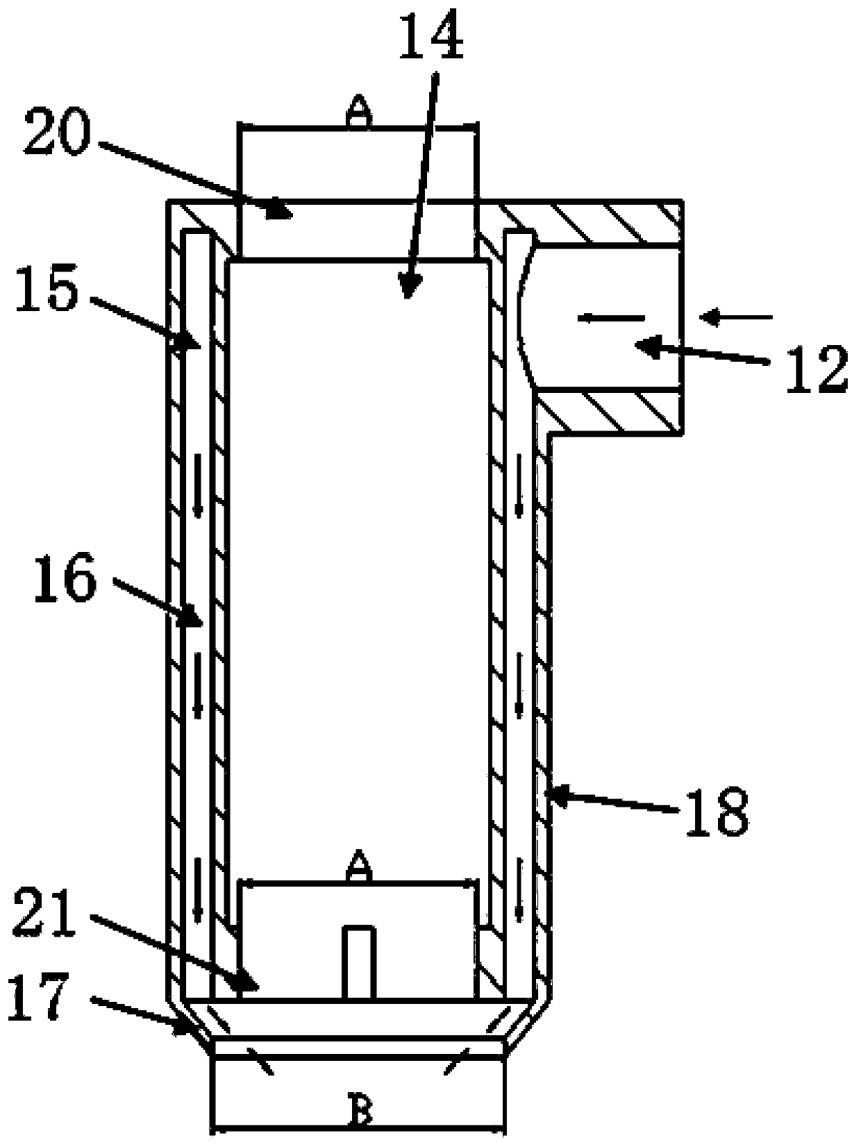 Gas-assisted resistance spot welding device and its cooling and heating method