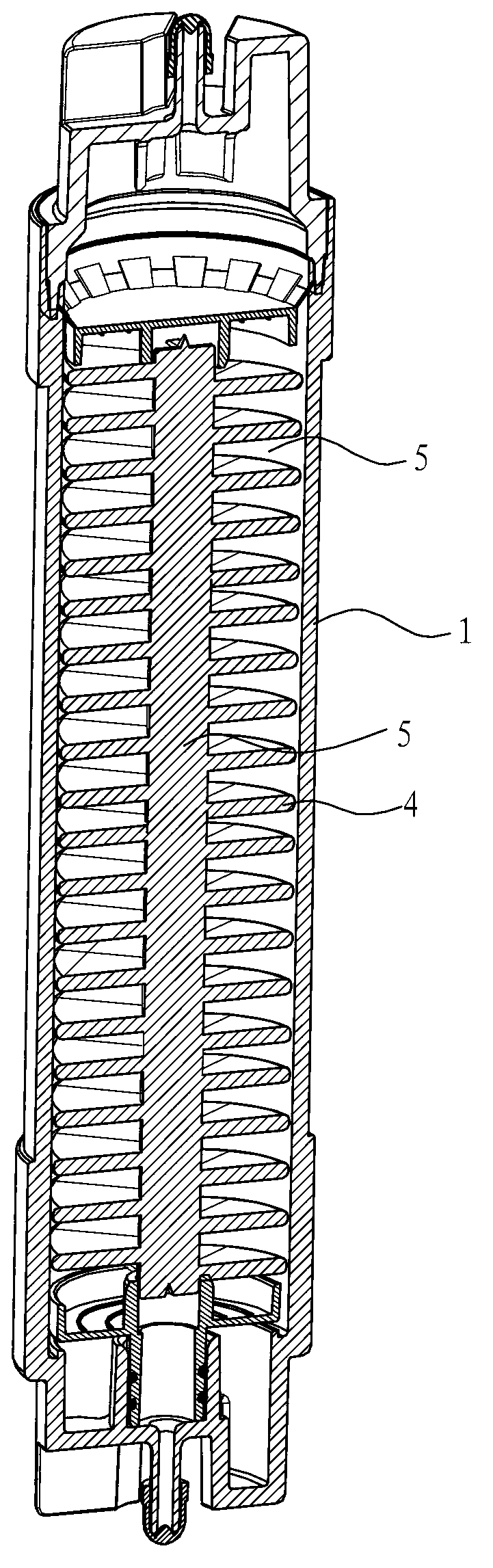 Water treatment filter element