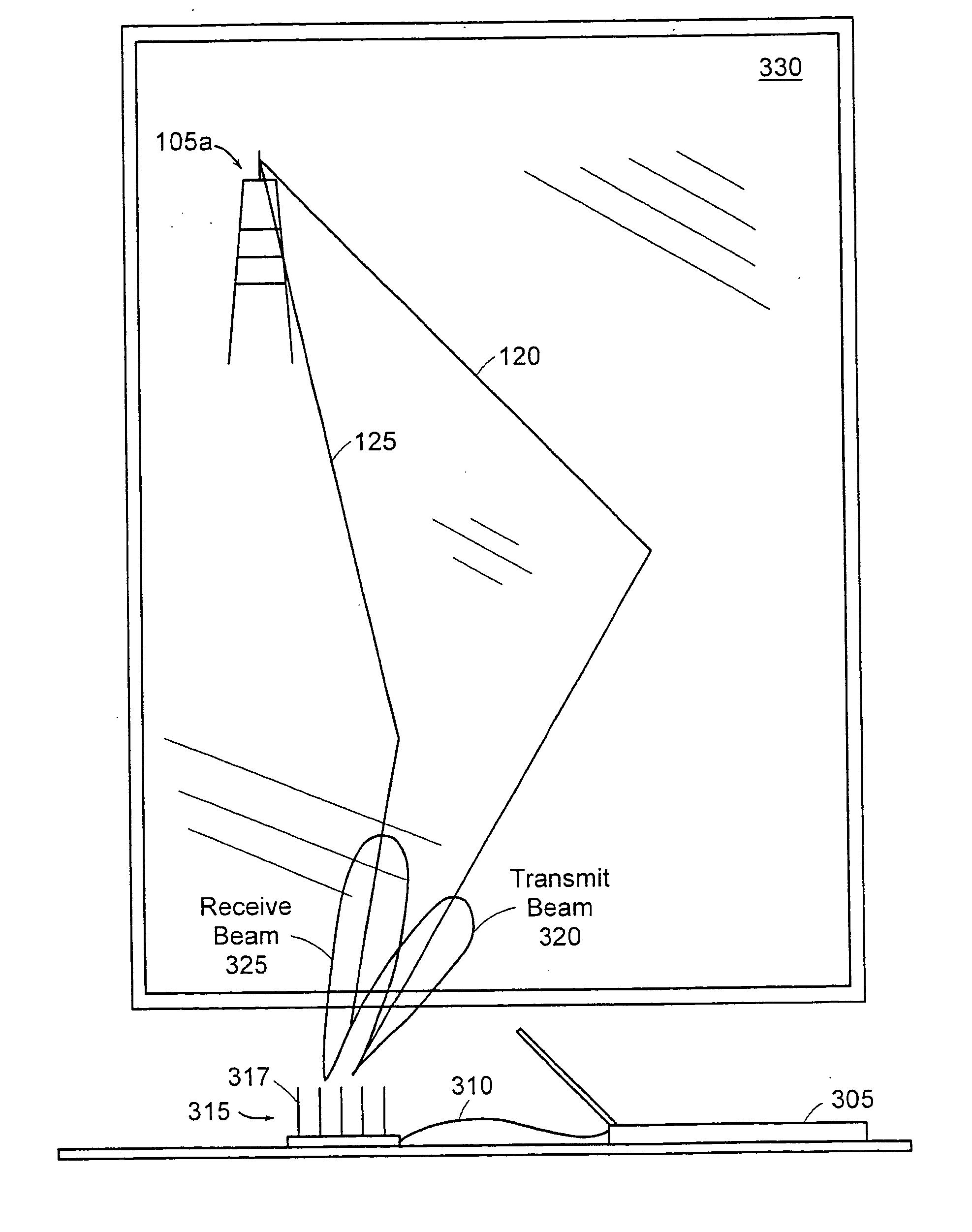 Method and apparatus for frequency selective beam forming