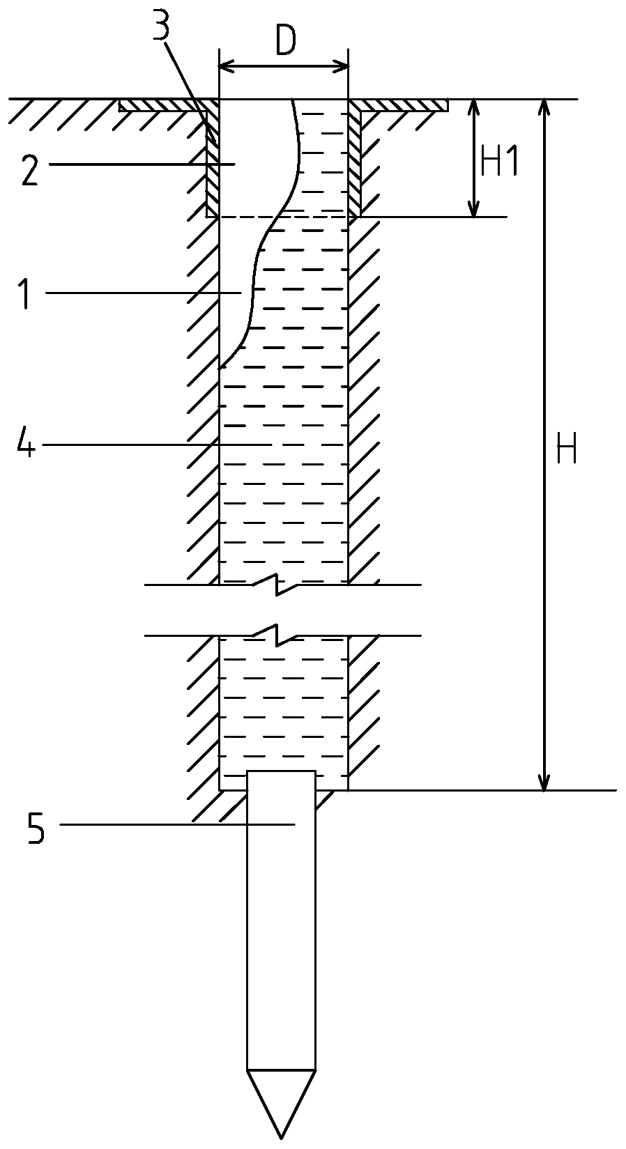 A kind of integral underground wall construction method