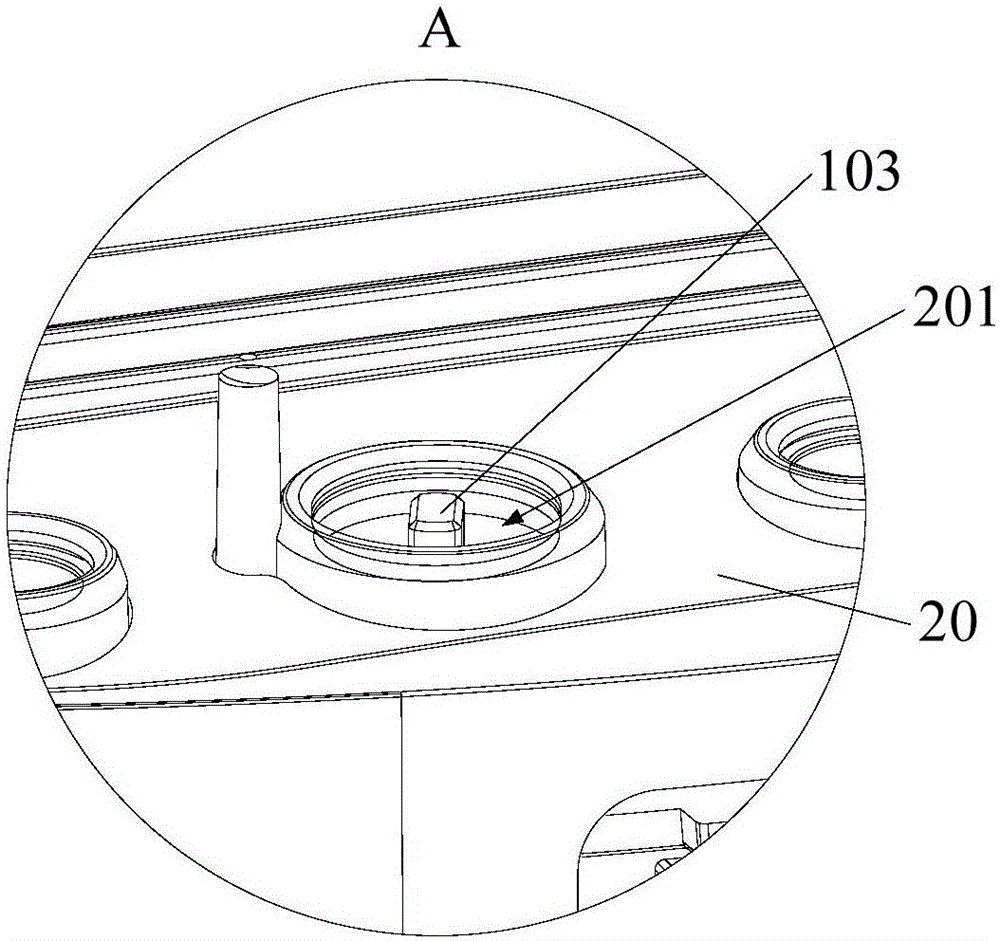 Driving motor and air conditioner indoor unit