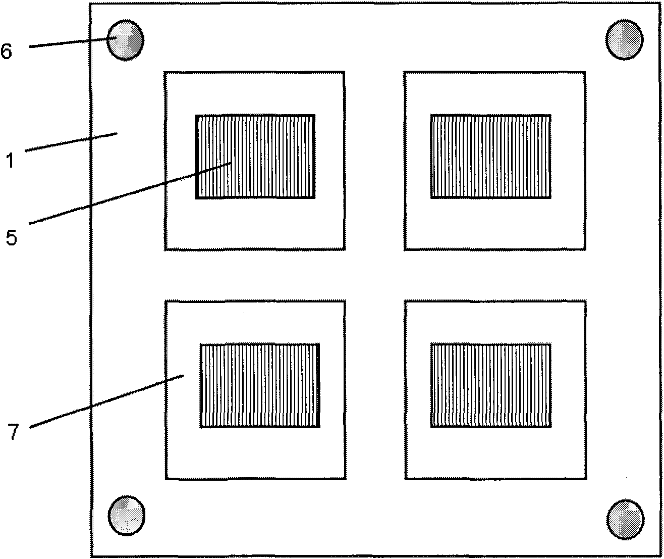 Packing alignment device for organic optoelectronic device and packing method thereof