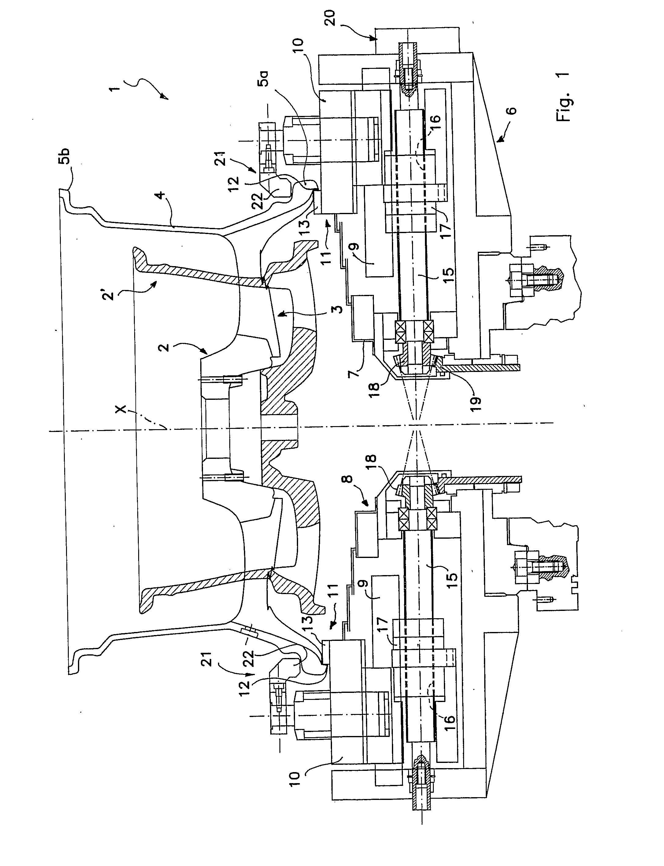 Device for Clamping in Centered Position Parts to be Subjected to Machining and Machine