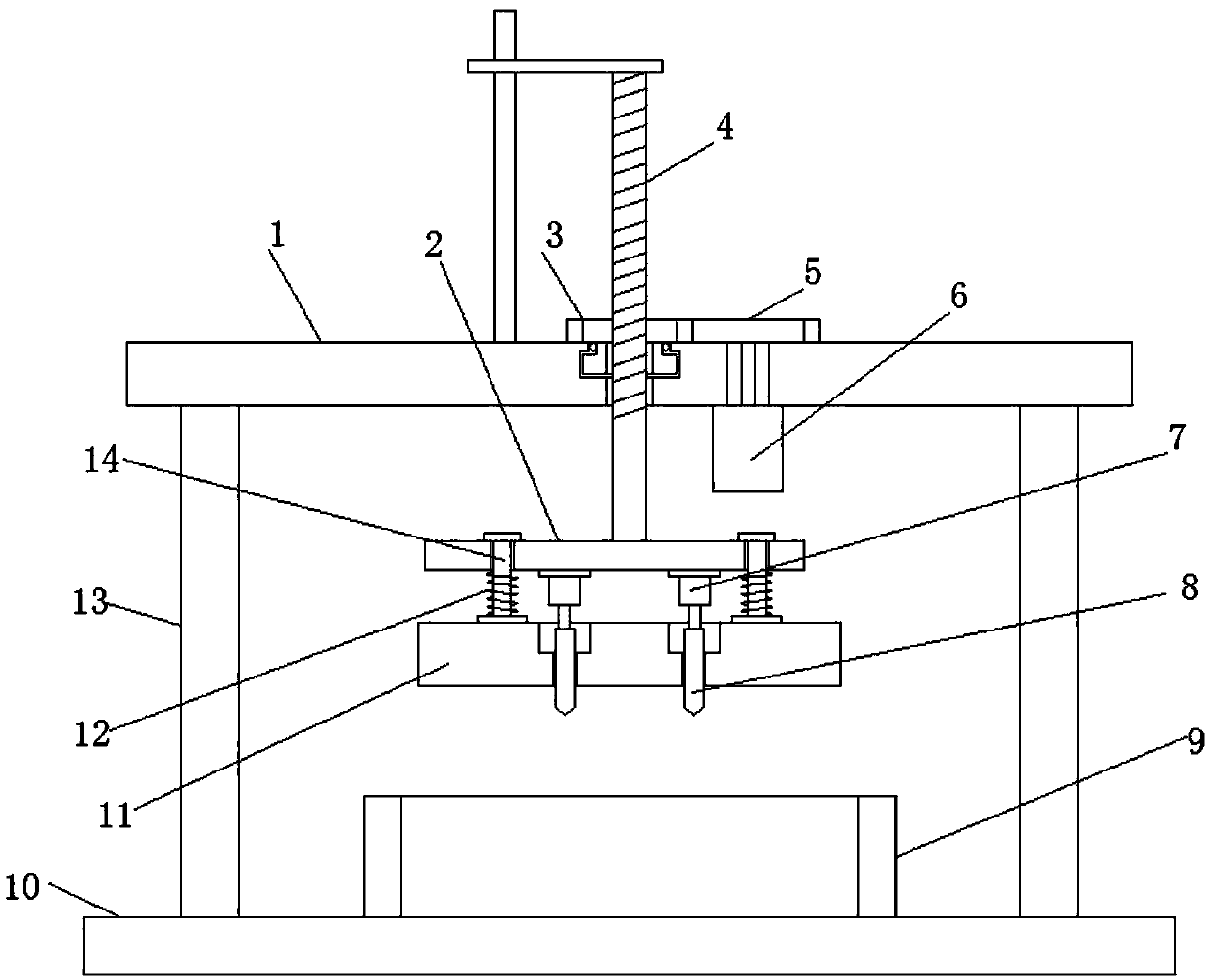 Pressing device for regenerated cotton production