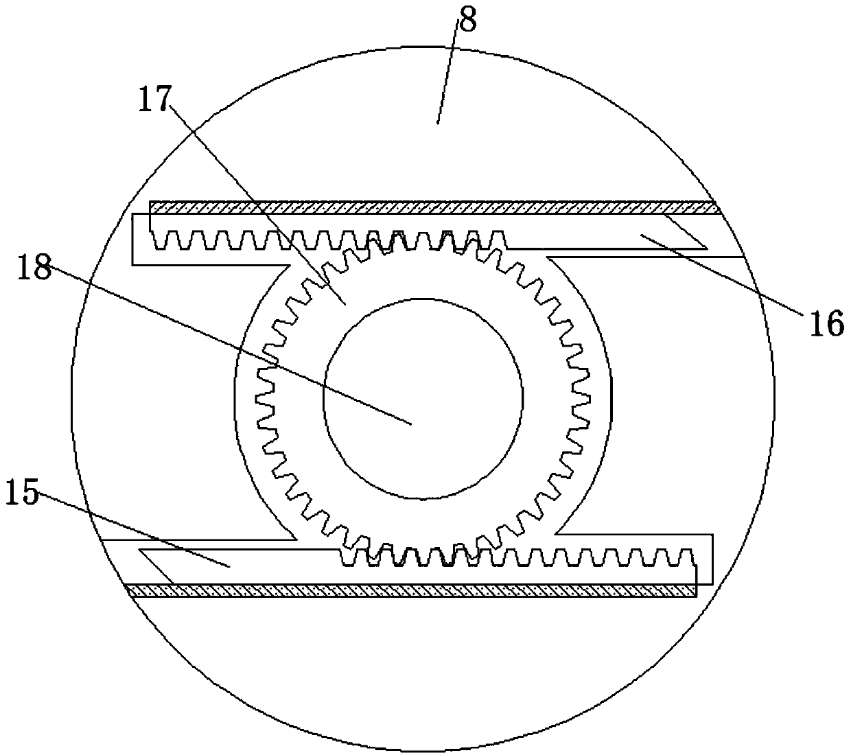 Pressing device for regenerated cotton production