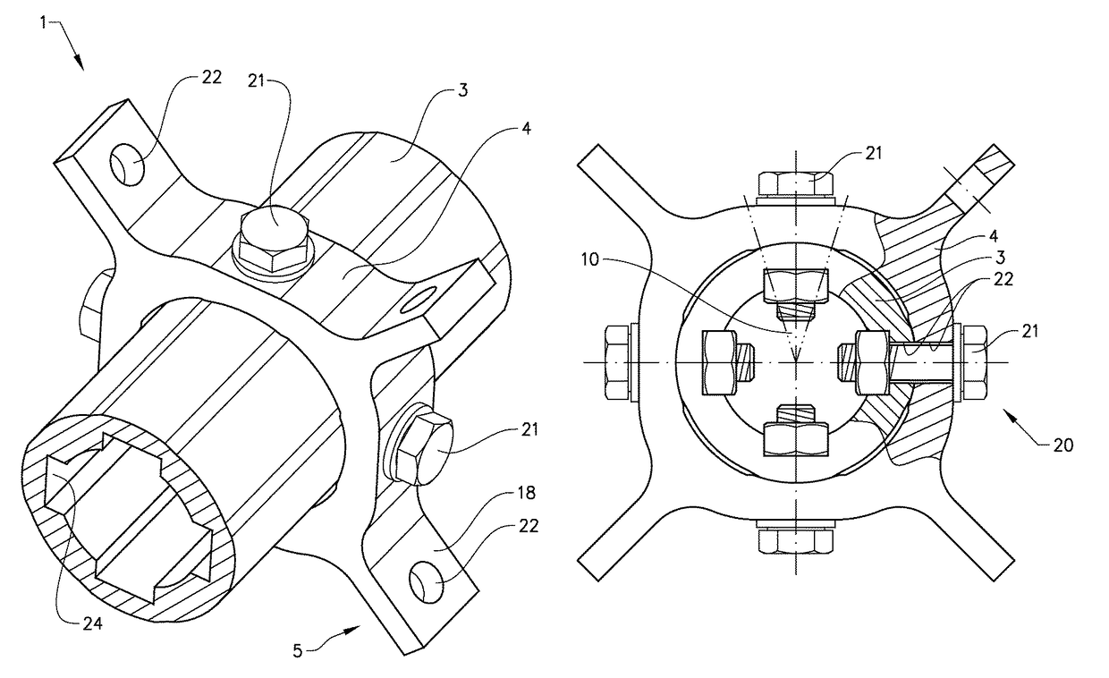 Coupling arrangement