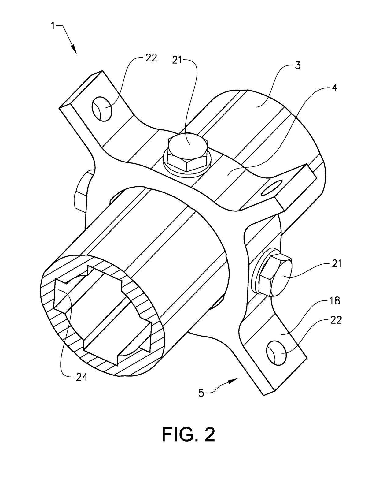 Coupling arrangement