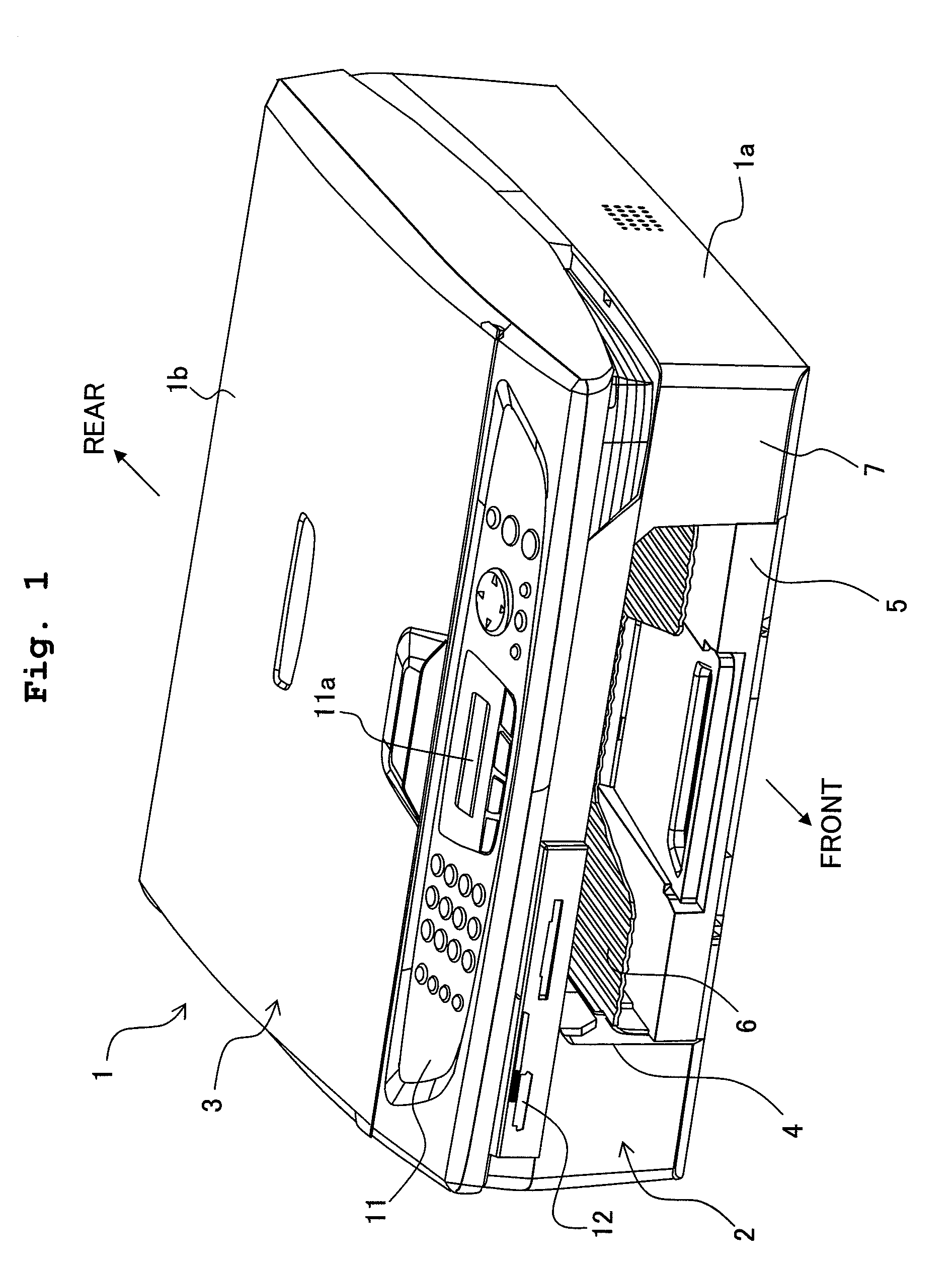 Ink cartridge-attaching device and ink jet recording apparatus